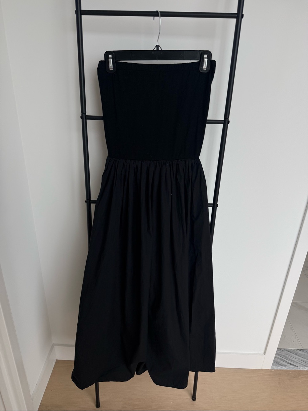 Strapless Black Maxi Dress - Picture 2 of 2